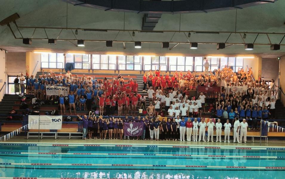 Gli Atenei partecipanti al campionato nazionale prima del via alle gare