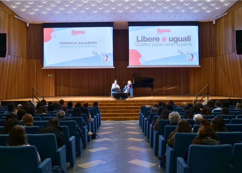 Federica Salamino all'evento Libere e Uguali.