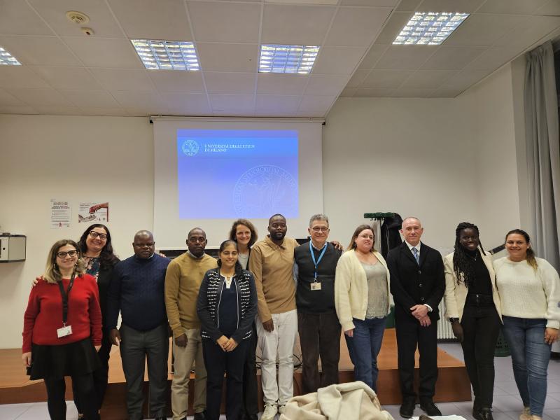 Gli incontri della delegazione durante la visita 