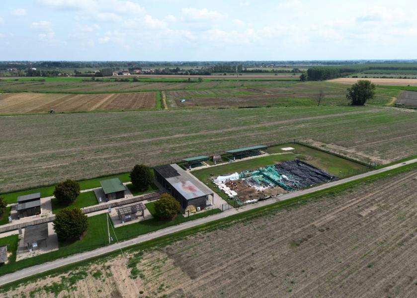 Visuale del sito etrusco del Forcello.