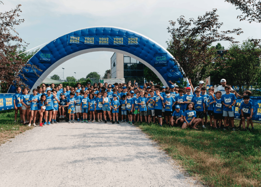 La partenza della seconda edizione della corsa campestre YOURUN!