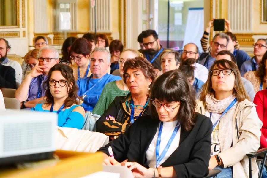 Fra il pubblico della presentazione del Green Office, Marina Carini, prorettrice a Terza missione, Attività culturali e Impatto sociale