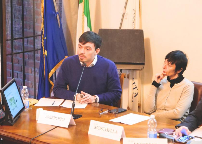 Gabriele Ambrosio, referente del presidio di Libera “Lea Garofalo”.