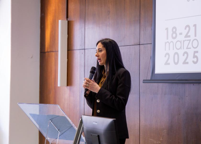 La rettrice Marina Brambilla all'Undicesima Giornata della Giustizia durante la Settimana della Legalità “Ricordando Guido Galli”