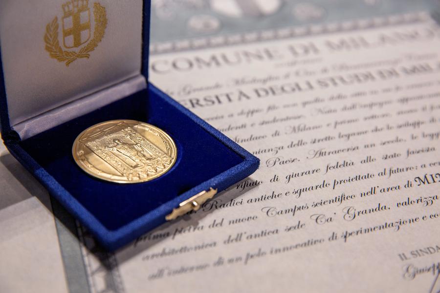 La Grande Medaglia d'oro del Comune di Milano