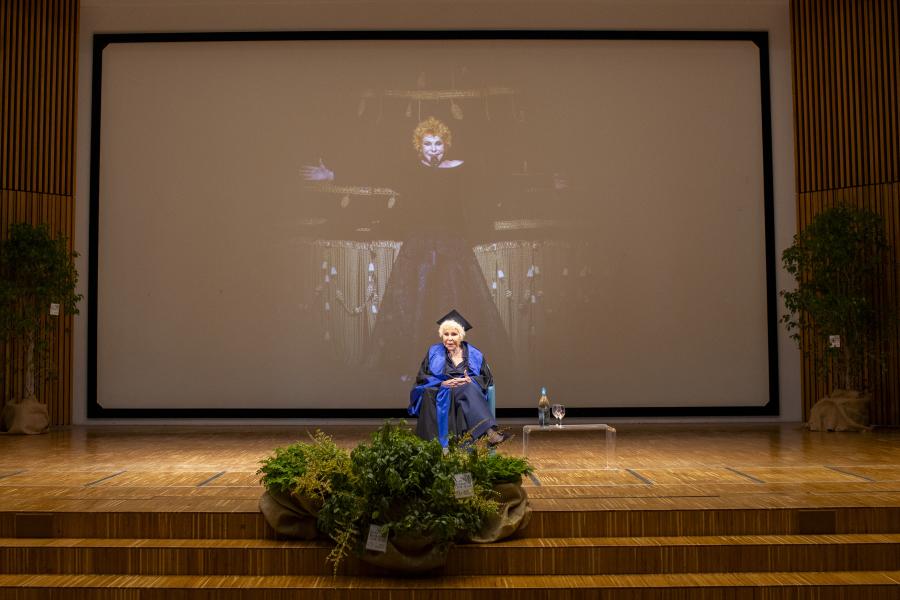 Ornella Vanoni in Aula Magna