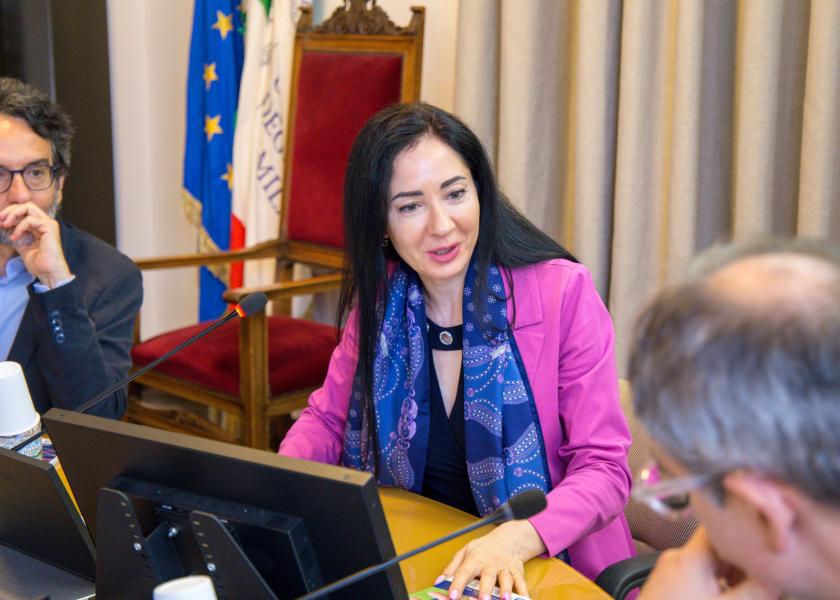 La rettrice Marina Brambilla