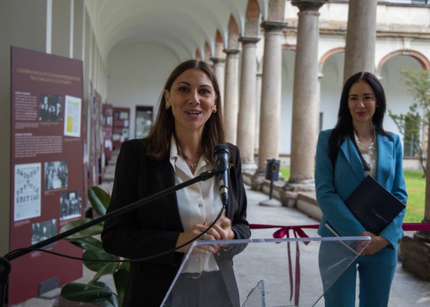 L’onorevole Anna Ascani, vicepresidente della Camera dei deputati.