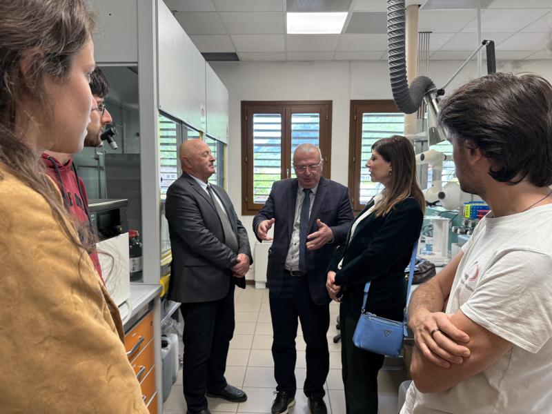 Alcuni momenti della visita della delegazione della Georgia