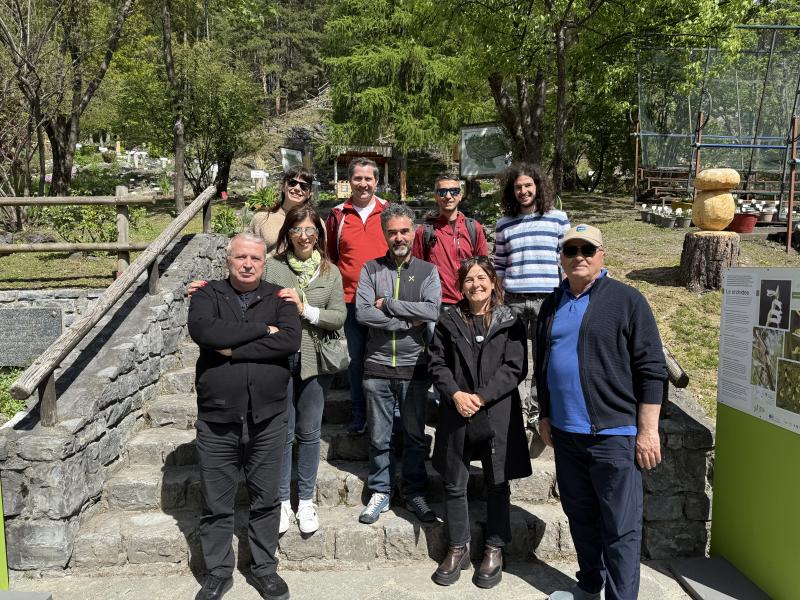 Alcuni momenti della visita della delegazione della Georgia