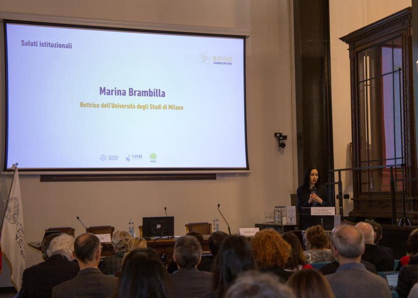 Seed4Innovation – la rettrice Marina Brambilla