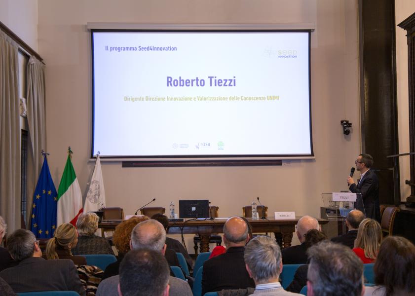 Seed4Innovation – il dirigente Direzione Innovazione e Valorizzazione delle Conoscenze Roberto Tiezzi