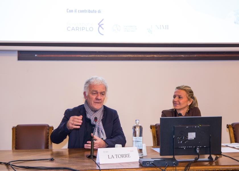 Seed4Innovation – Antonio La Torre, delegato allo Sport universitario, Claudia Dellavia, delegata ai progetti di Terza Missione di Area medica