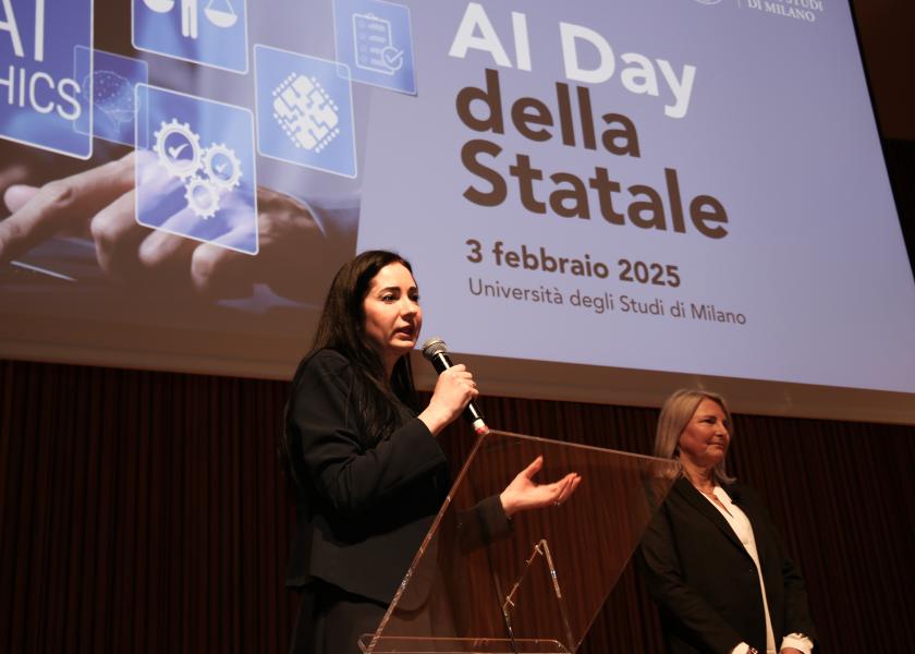 La rettrice Marina Brambilla