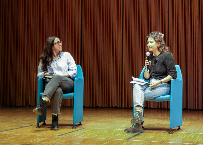 Evento “Come un’Onda, contro la violenza sulle Donne”, un momento della presentazione del Progetto Carcere dell’Università Statale di Milano.