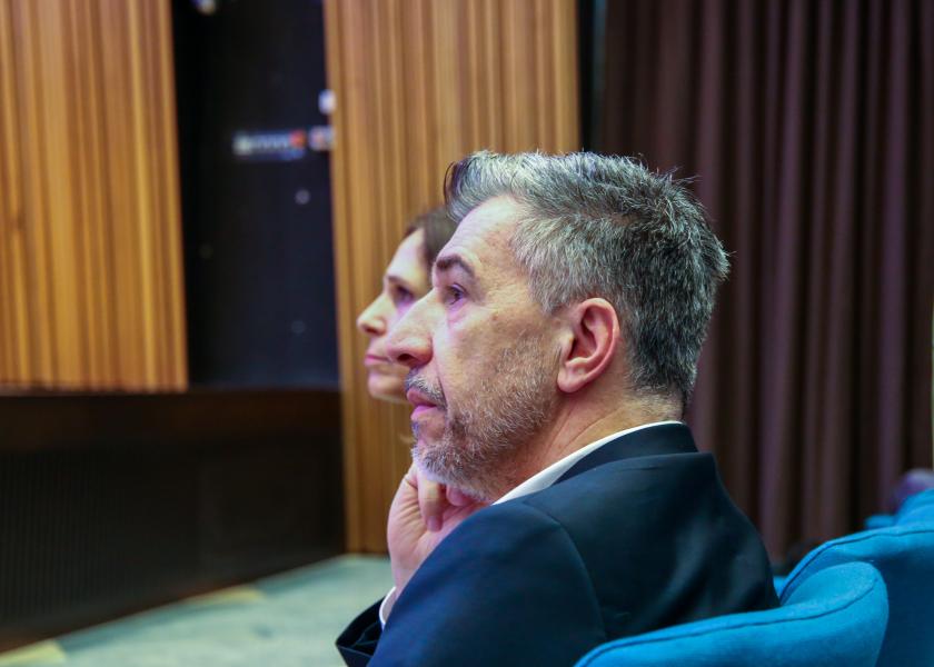 Evento “Come un’Onda, contro la violenza sulle Donne”, Gino Cecchettin, padre di Giulia Cecchettin.