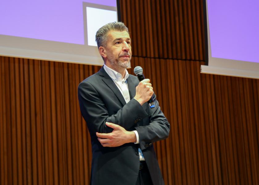 Evento “Come un’Onda, contro la violenza sulle Donne”, Gino Cecchettin, padre di Giulia Cecchettin.