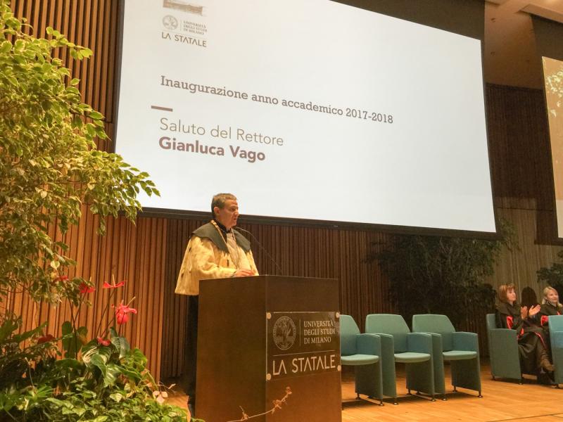 Il rettore Gianluca Vago