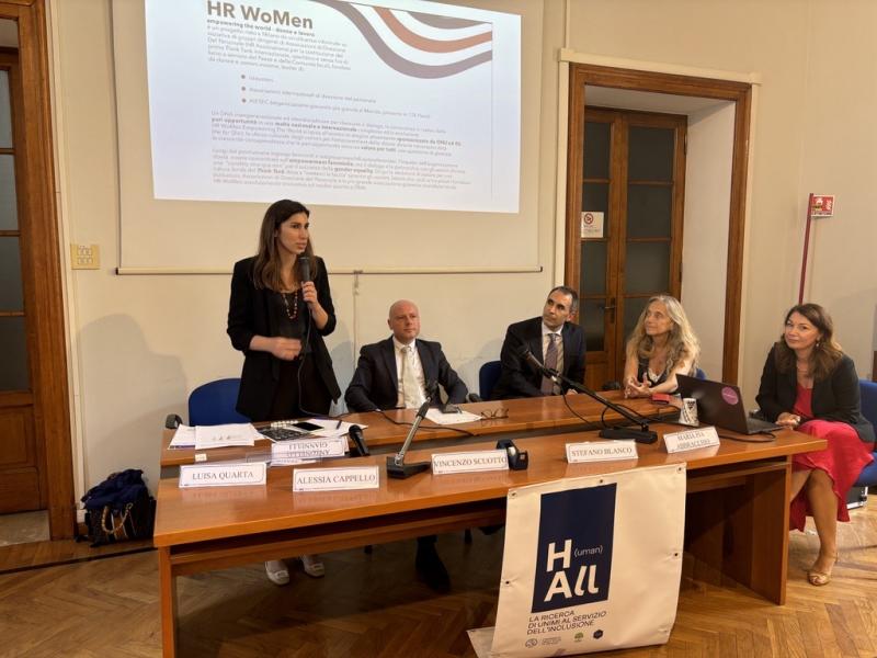 L'intervento dell'assessora Alessia Cappello alla presentazione del progetto a Palazzo Moriggia  