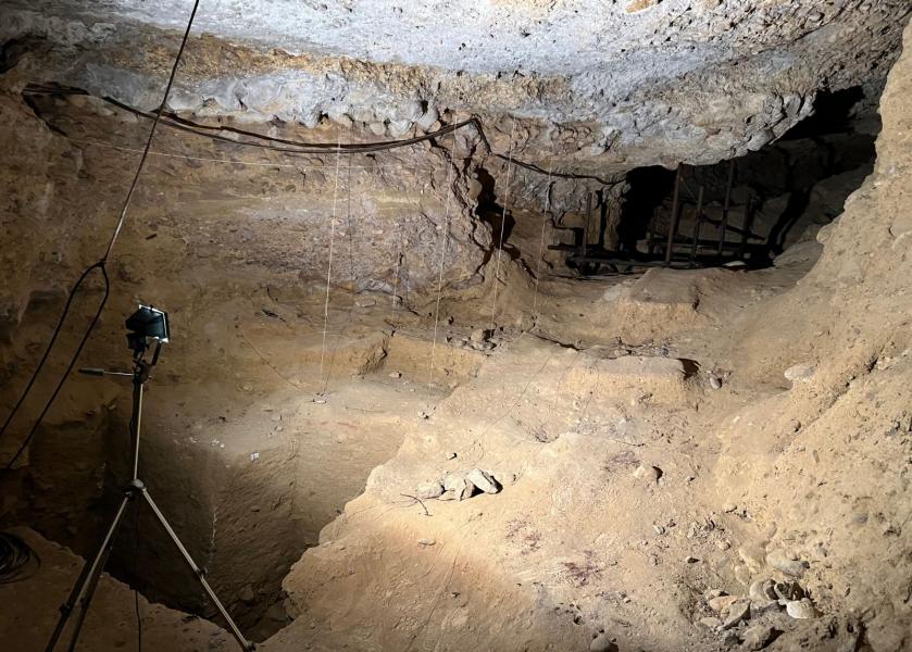 Indagini geoarcheologiche sui deposti del sito della Madonna dell’Arma (Sanremo) – credit foto: MiC.