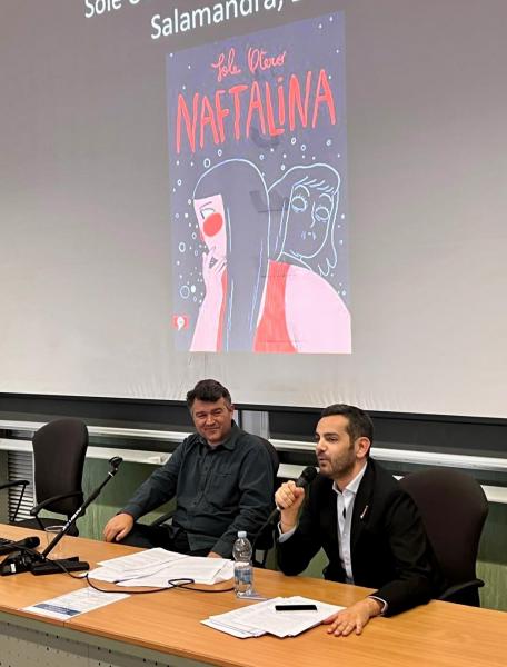 Un momento della lezione-evento “La lingua e la letteratura italiana della migrazione: tempo di bilanci?”. 