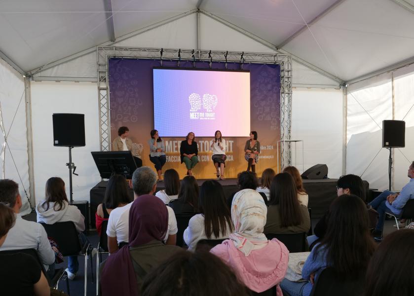 Area dedicata ai Talk del programma “La scienza da scoprire”