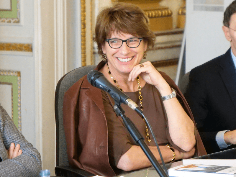 Maria Cristina Messa, già Ministro dell'Università e Ricerca, alla presentazione del libro "Quale università dopo il PNRR?".