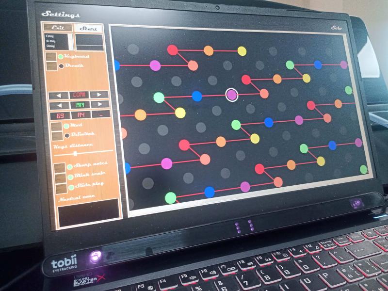 L'interfaccia che permette di "produrre" musica senza usare le mani messo a punto dal Laboratorio di Informatica Musicale