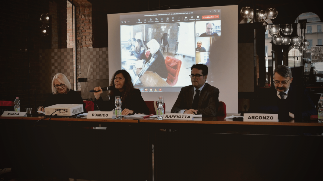 Un momento della presentazione della settima edizione della Mappa dell’Intolleranza