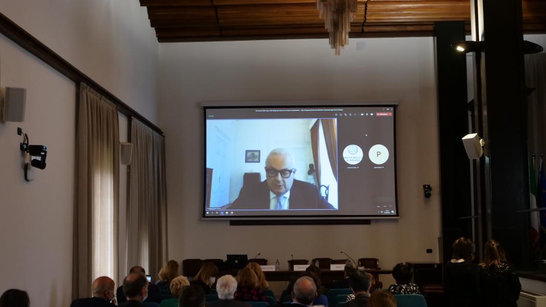 L'intervento dell'Ambasciatore italiano in Egitto, Giampaolo Cantini