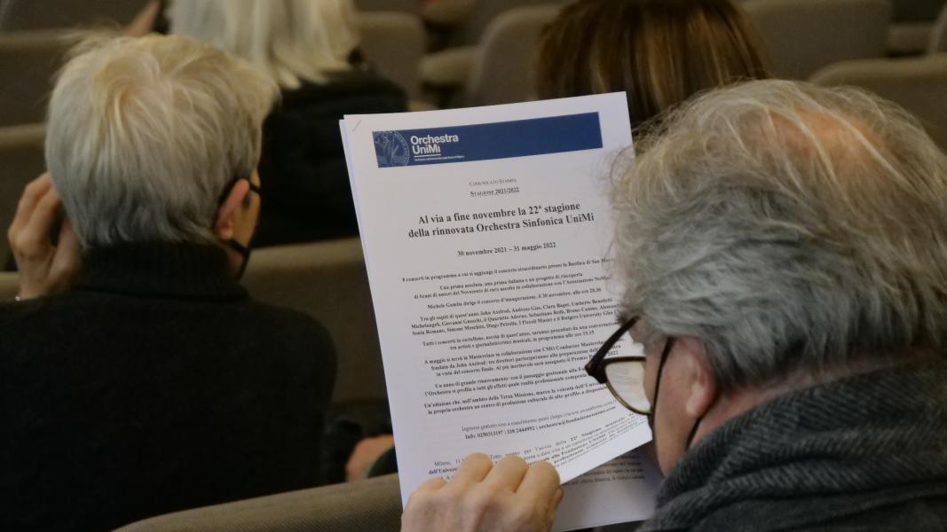 La presentazione della stagione dell'Orchestra UniMi