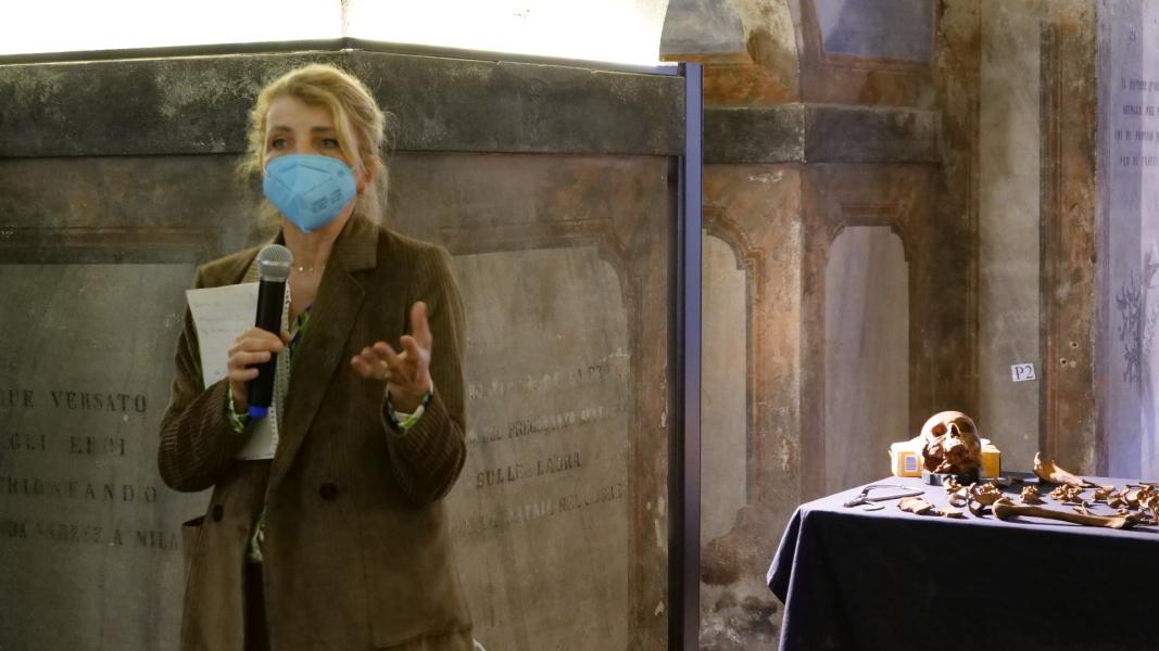 La professoressa Cristina Cattaneo