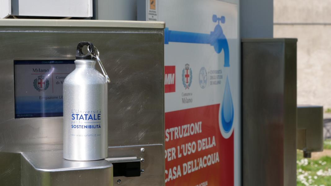 La casetta dell'acqua intitolata a Primo Levi
