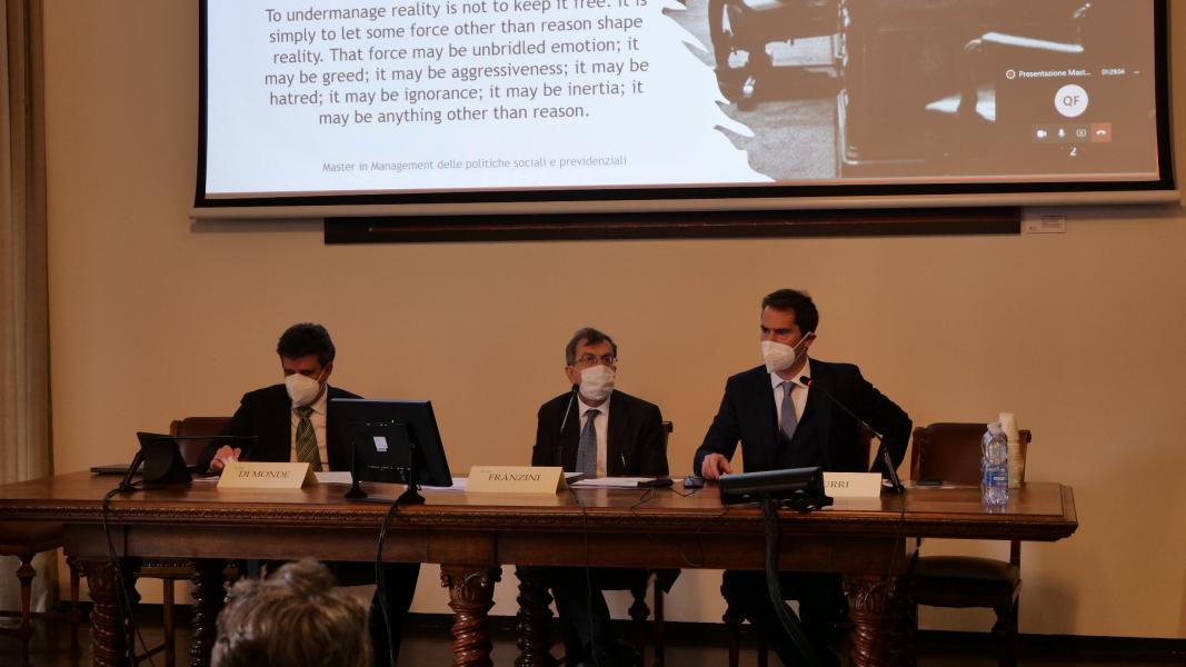 La lezione inaugurale del Master