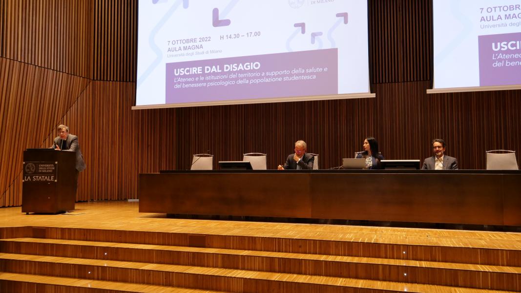 L'intervento del rettore Elio Franzini 