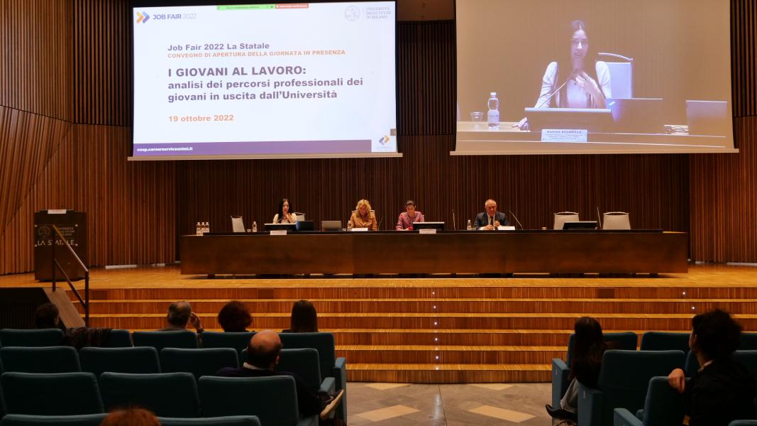 Il convegno di apertura della Job Fair 2022