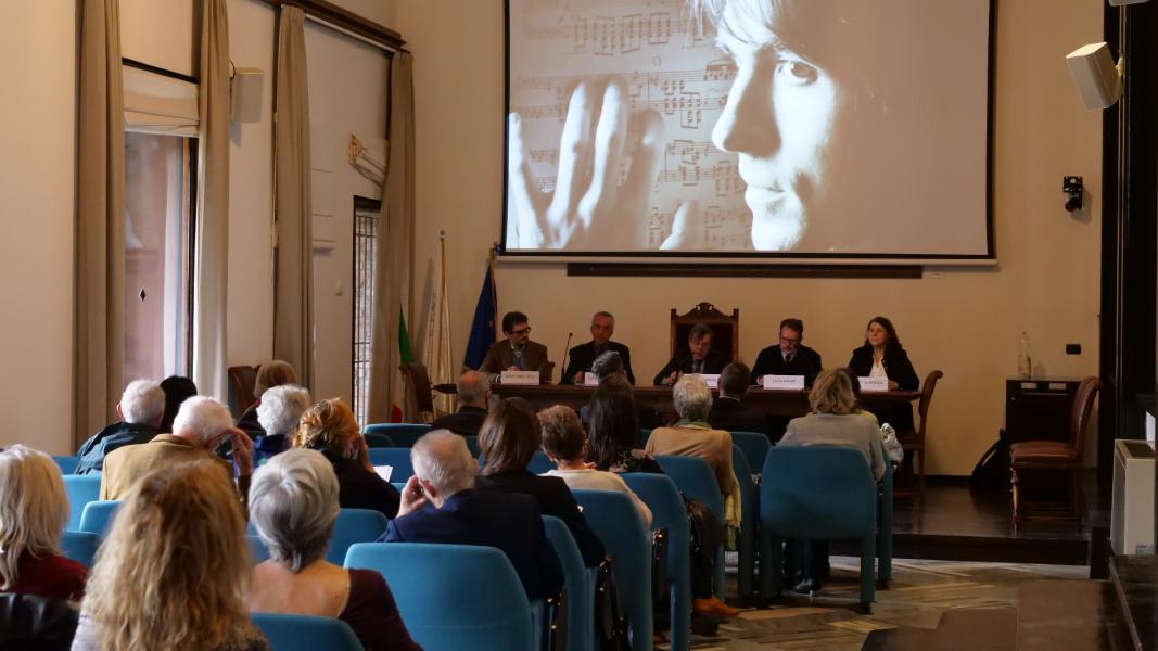 La conferenza stampa di presentazione della stagione con il nuovo direttore musicale dell'Orchestra, Sebastiano Rolli, il presidente dell'Orchestra Claudio Toscani, il rettore Elio Franzini, il presidente di Fondazione UNIMI Luca Solari e Luisella Molina, dg dell'Orchestra UNIMI
