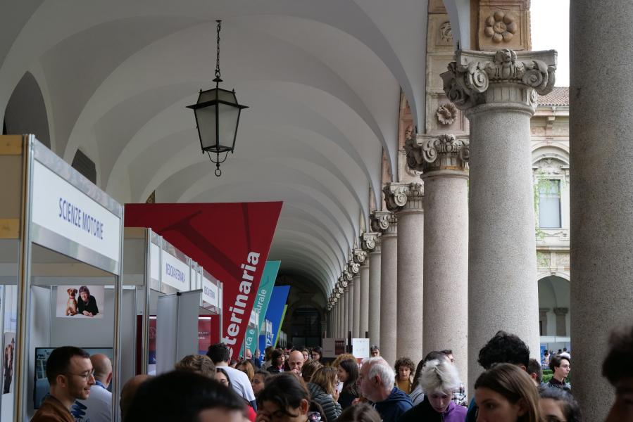 L'Open Day 2023 nella sede di via Festa del Perdono dell'Università Statale di Milano