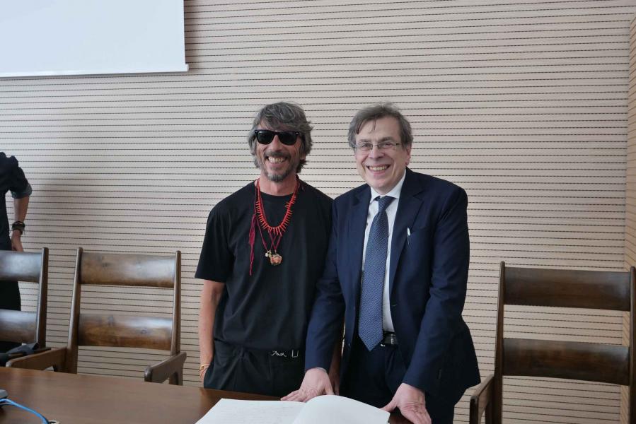 Pierpaolo Piccioli and Elio Franzini