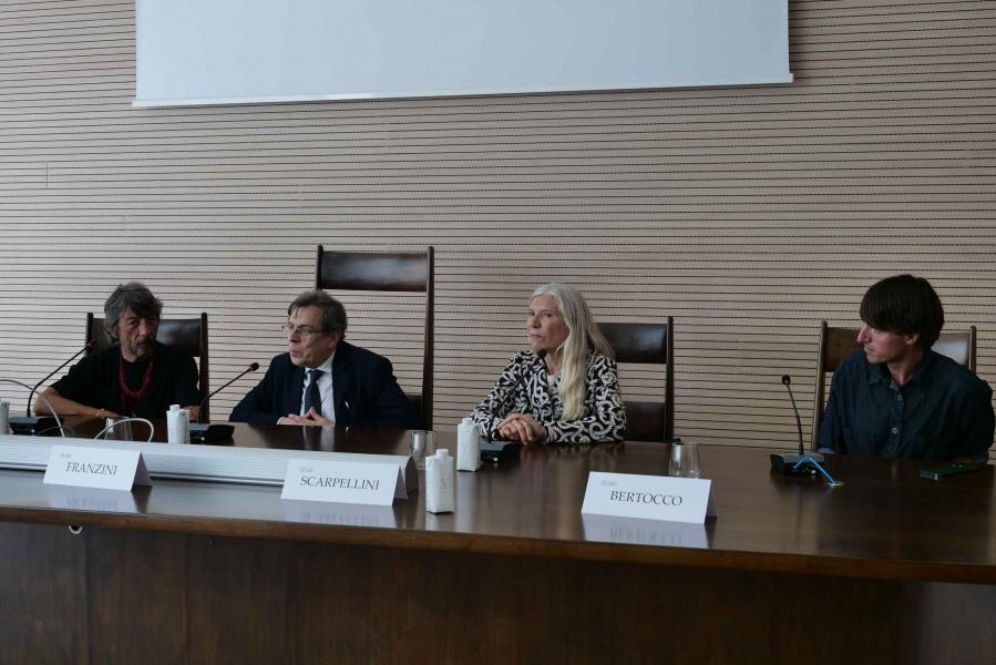 Pierpaolo Piccioli, Elio Franzini, Emanuela Scarpellini e Alberto Mattia Bertocco