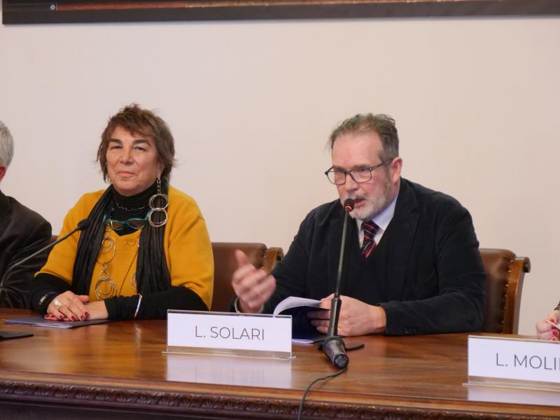  La prorettrice a Terza Missione, Attivita culturali e Impatto sociale, Marina Carini, e Luca Solari, presidente Fondazione UNIMI
