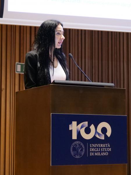 La prorettrice Marina Brambilla