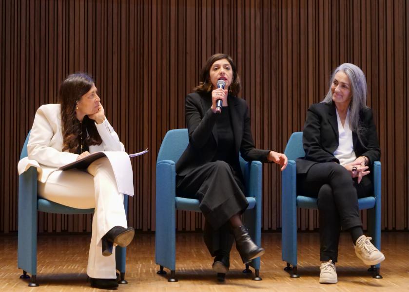 Un momento dell'incontro per per la presentazione del progetto lanciato dal magazine, in collaborazione con la Statale, "Libere e uguali"