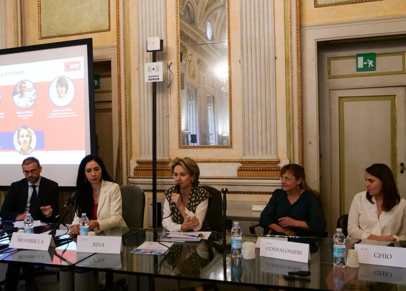 La tavola rotonda in occasione della presentazione del Rapporto 