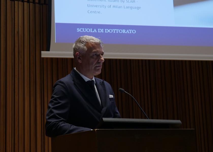 Luciano Pinotti, delegato al Dottorato di Ricerca