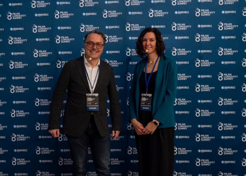 I docenti dell'Università Statale Elia Biganzoli e Valentina Bollati