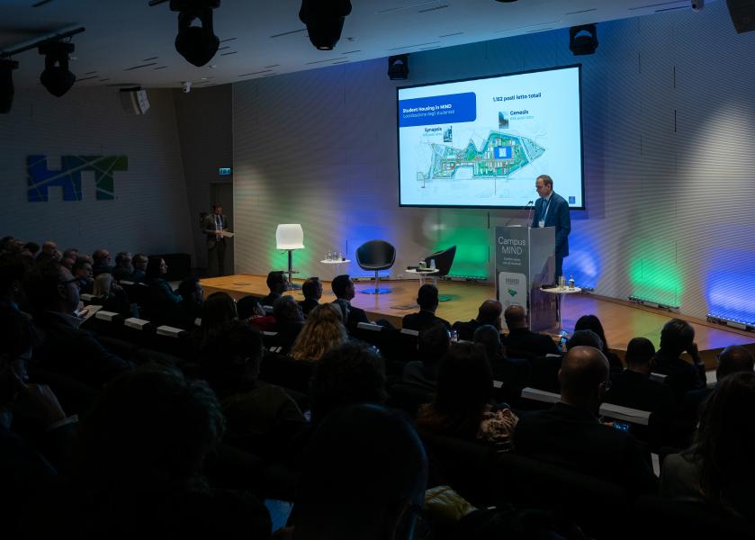 I dati del progetto Campus MIND presentati da Oronzo Perrini, direttore generale di REAM SGR