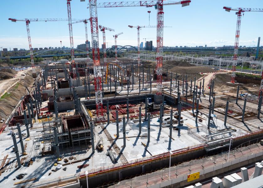 Cantiere del Campus MIND