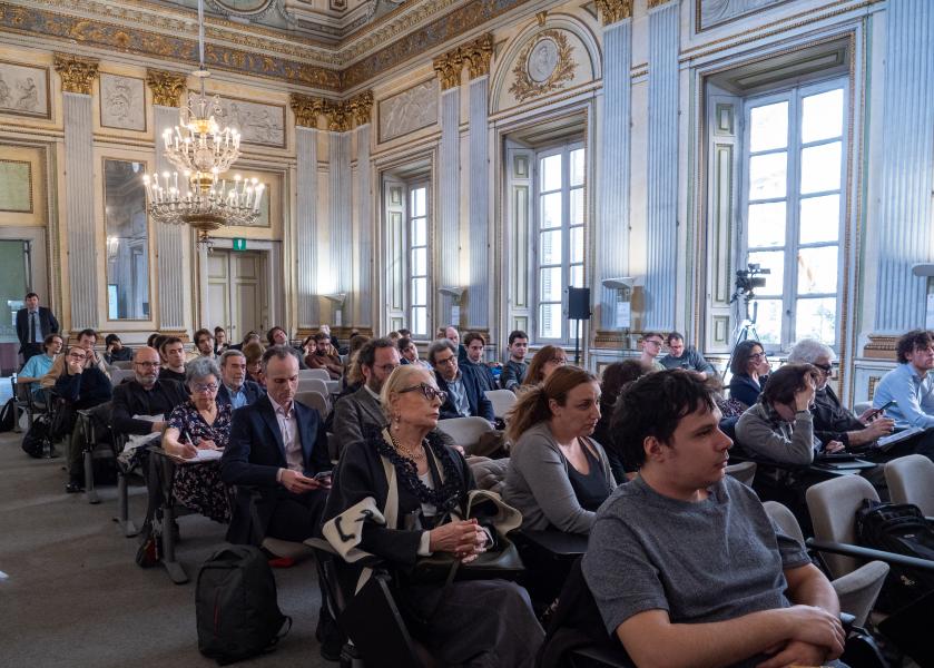 Un momento del convegno “Progettare la città democratica. Milano (1945-1951)” nell’ambito delle iniziative organizzate per l’80° Anniversario della Liberazione.