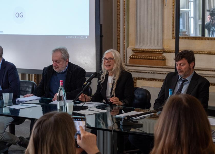 Un momento del convegno “Progettare la città democratica. Milano (1945-1951)” nell’ambito delle iniziative organizzate per l’80° Anniversario della Liberazione.